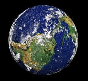 Image of Planet Earth to help portray the message of environmentally friendly carrier bags 